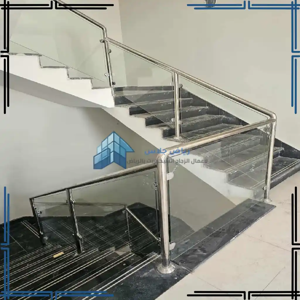 تركيب درابزين سلالم زجاج سيكوريت بالرياض (32)_33