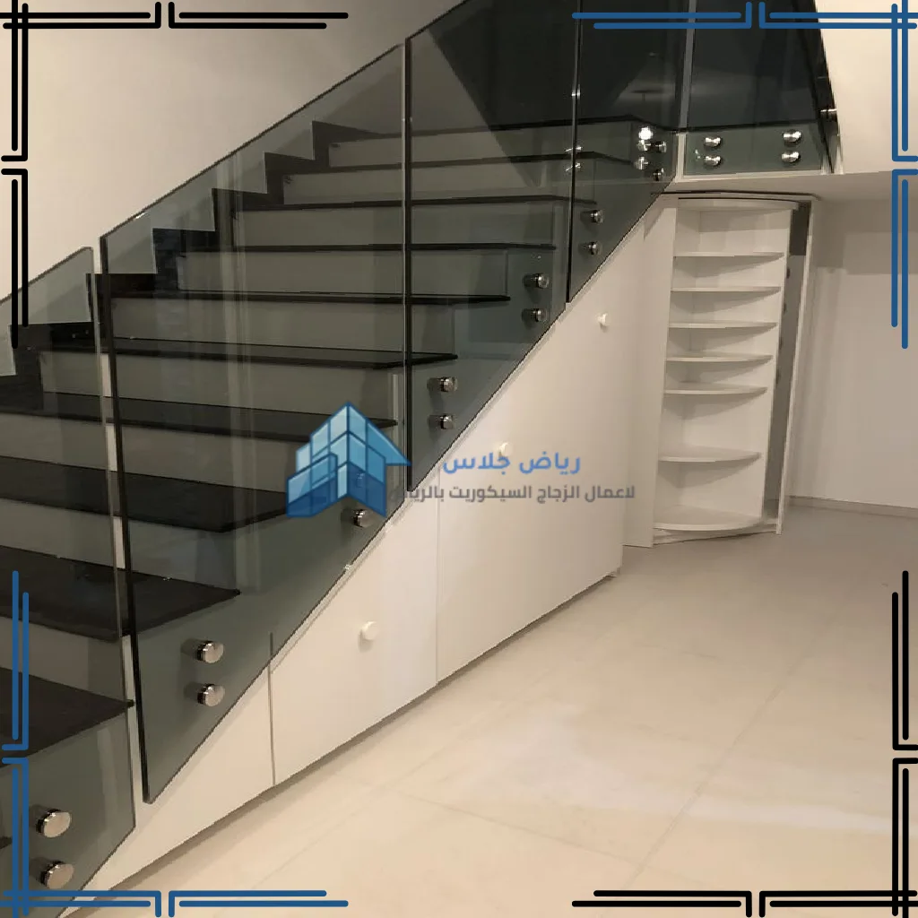 تركيب درابزين سلالم زجاج سيكوريت بالرياض (36)_37