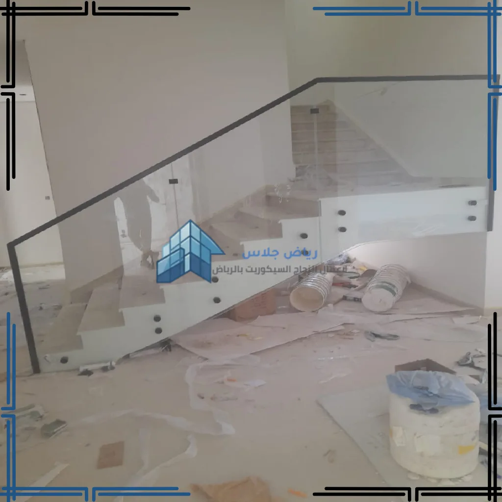تركيب درابزين سلالم زجاج سيكوريت بالرياض (3)_4