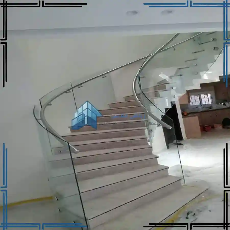 تركيب درابزين سلالم زجاج سيكوريت بالرياض (49)_50