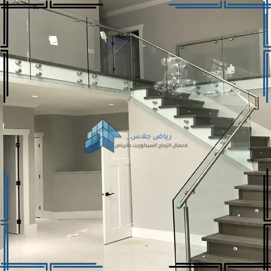 تركيب درابزين سلالم زجاج سيكوريت بالرياض (5)_6